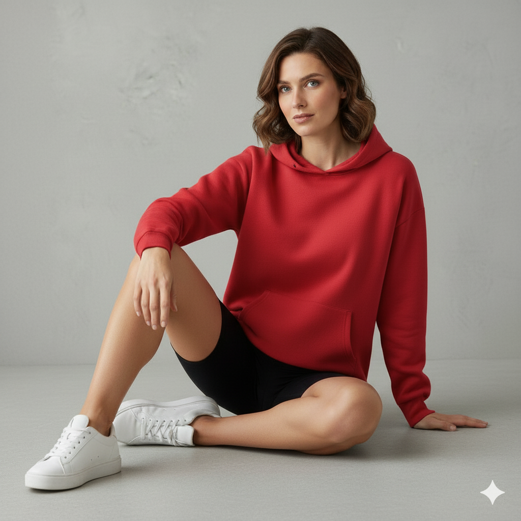Moderner Damen Hoodie mit Statement