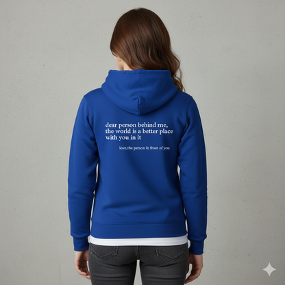 Lässiger Damen Hoodie mit Rückendruck