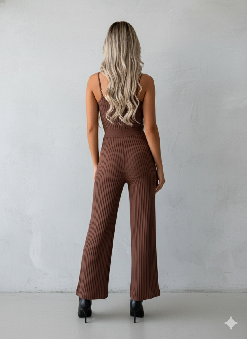 Zweiteiliges Damen Outfit mit Langarm Oberteil & Engem Rock | Elegant