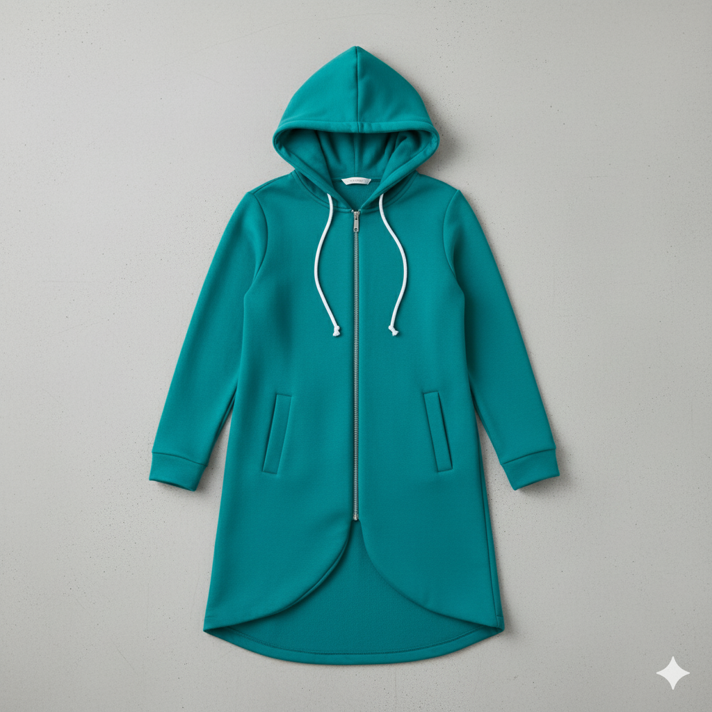 Damen Sweatjacke mit Kapuze & Reißverschluss | Herbst/Winter
