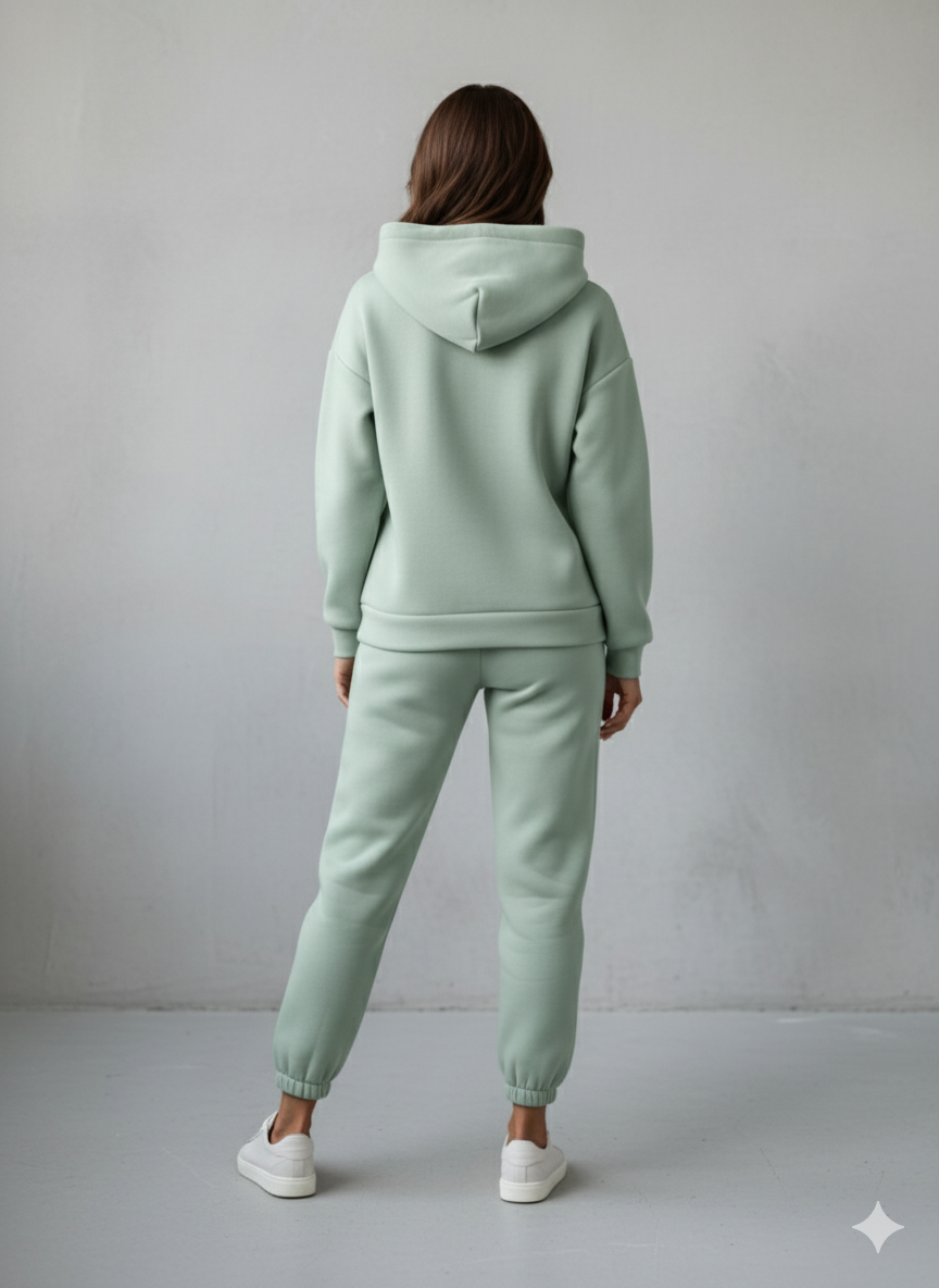 Warmer Damen Hoodie Zweiteiler | Bequem für Herbst & Winter