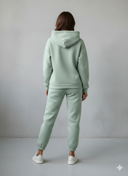 Warmer Damen Hoodie Zweiteiler | Bequem für Herbst & Winter