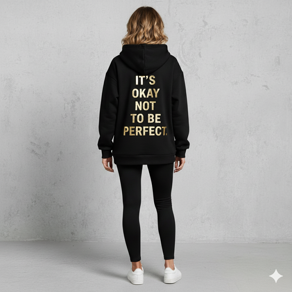 Moderner Damen Hoodie mit Statement