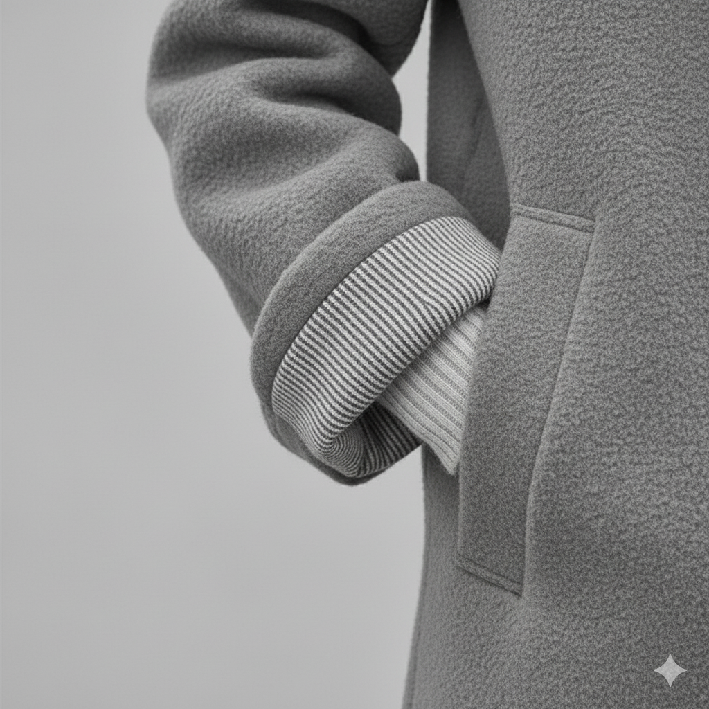 Warmer Damen Mantel aus Teddyfleece | Kuschelig & Elegant für Winter