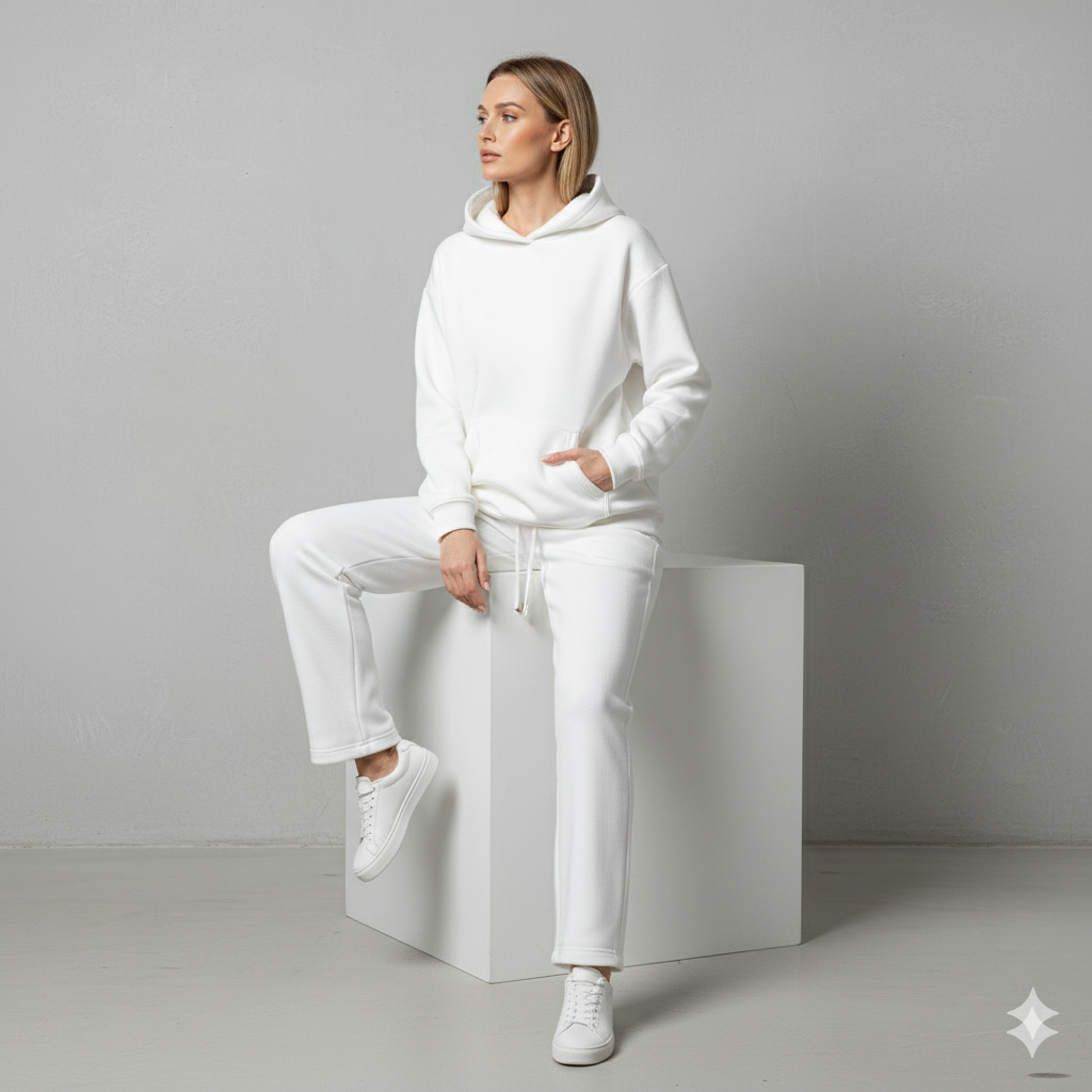 Kuscheliges Damen Set mit Hoodie & Hose