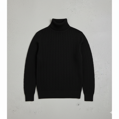 Herren Strickpullover mit Rollkragen | Slim Fit | Winter