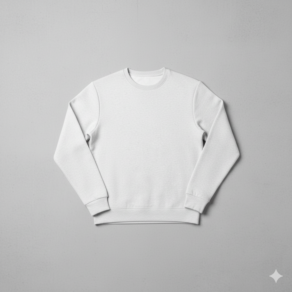 Herren Sweatshirt mit Rundhalsausschnitt