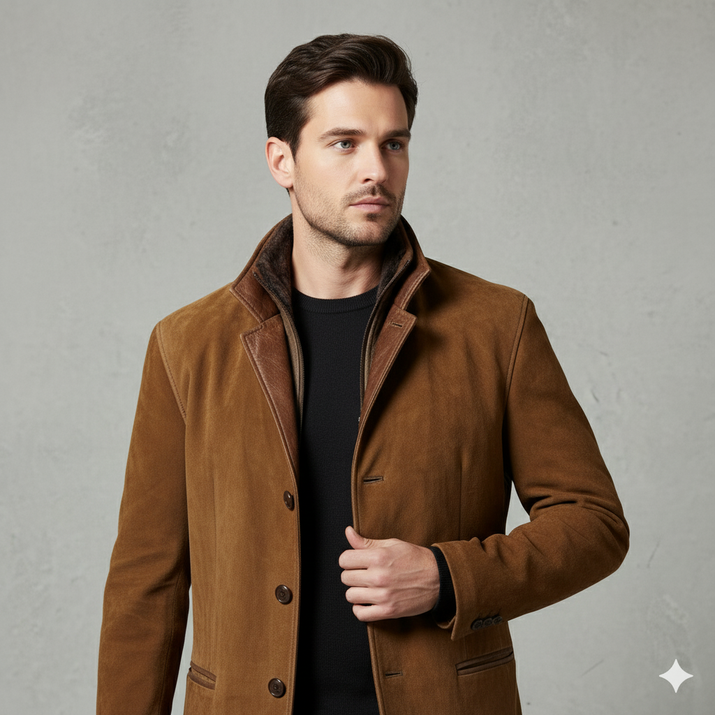 Herren Sakko aus Wildleder | Freizeit & Übergang | Herbst/Winter
