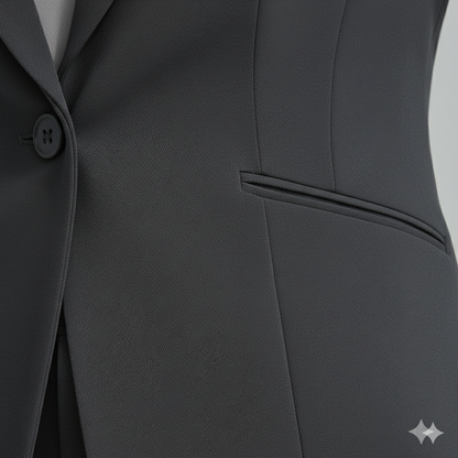 Damen Hosenanzug Elegant | Business Blazer & Hose Slim Fit