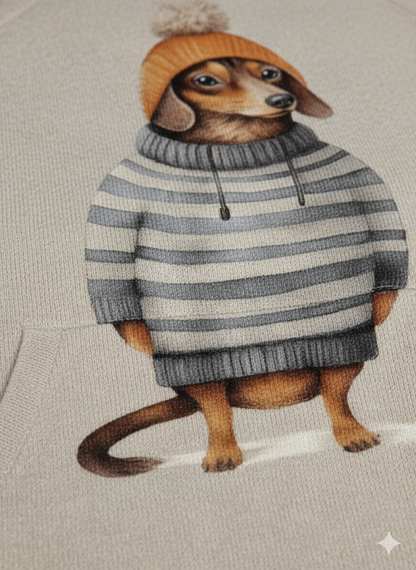 Weicher Damen Hoodie mit Tierprint