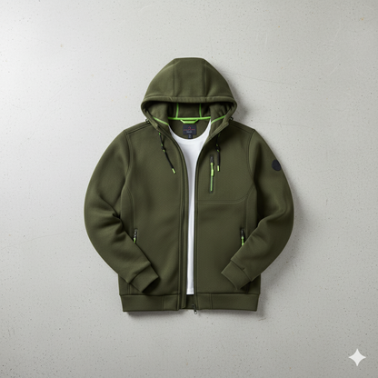 Fleecejacke für Herren mit Kapuze | Warm & Bequem | Herbst