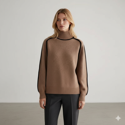 Damenpullover mit Stehkragen | Locker & Modern für Herbst/Winter