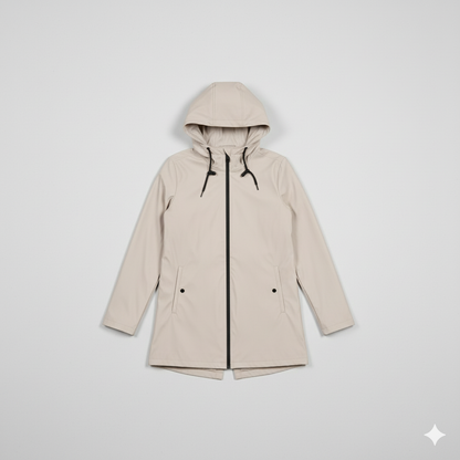 Damen Regenjacke mit Kapuze | Leicht & Wasserdicht | Übergang