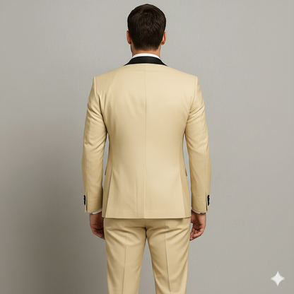Herren 3-teiliger Anzug Slim Fit | Business Hochzeit Smoking