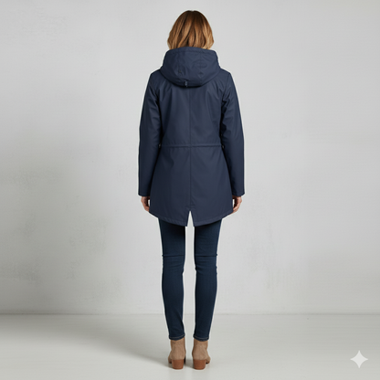 Damen Regenjacke mit Kapuze | Leicht & Wasserdicht | Übergang