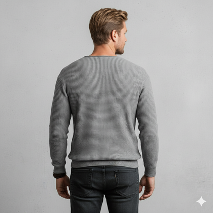 Lässiger Damen Strickpullover mit V-Ausschnitt | Freizeit | Herbst