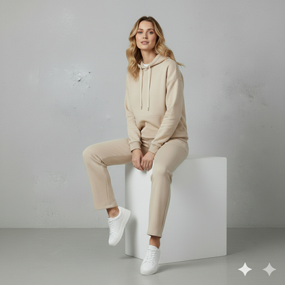 Kuscheliges Damen Set mit Hoodie & Hose