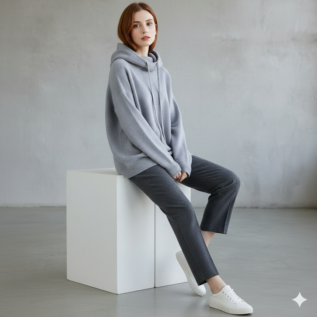 Weicher Damen Kapuzenpullover