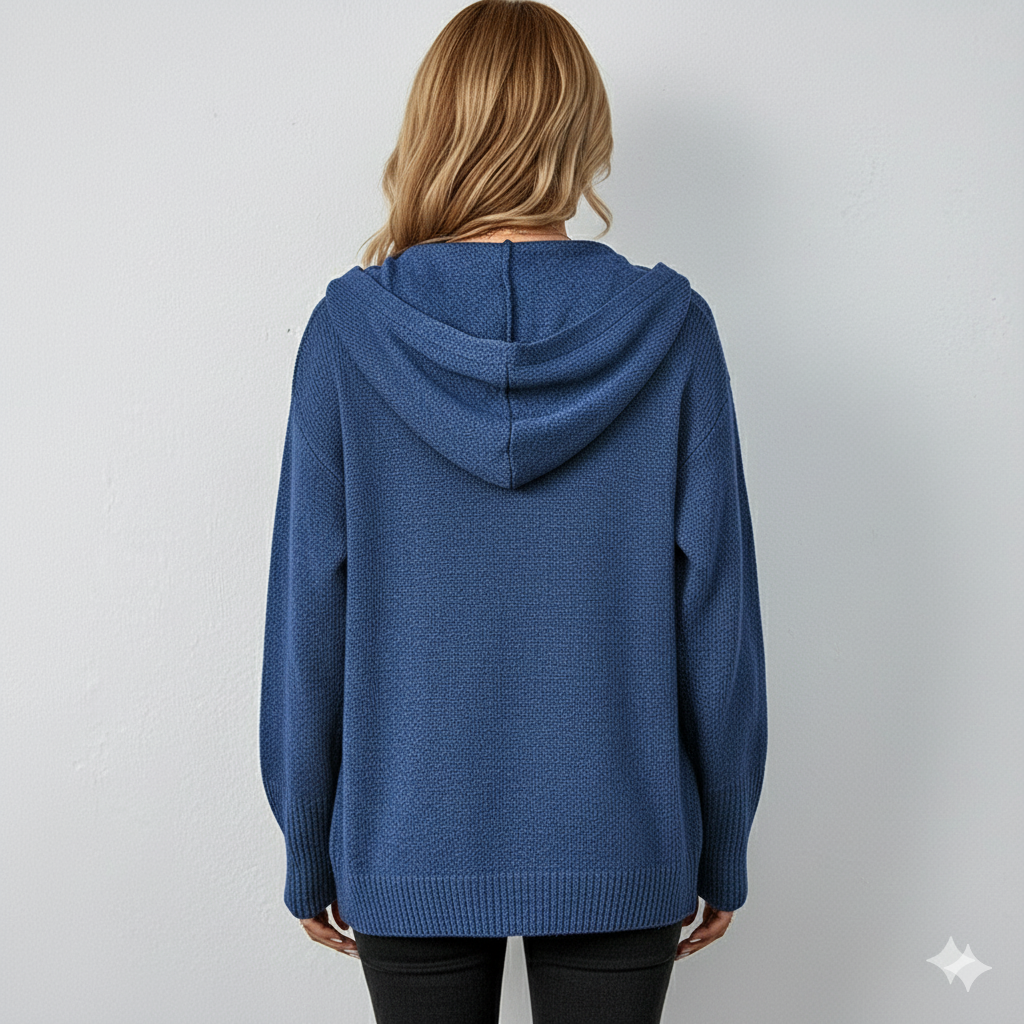 Lässiger Damen Strickjacke mit Knopfleiste | Herbst Winter