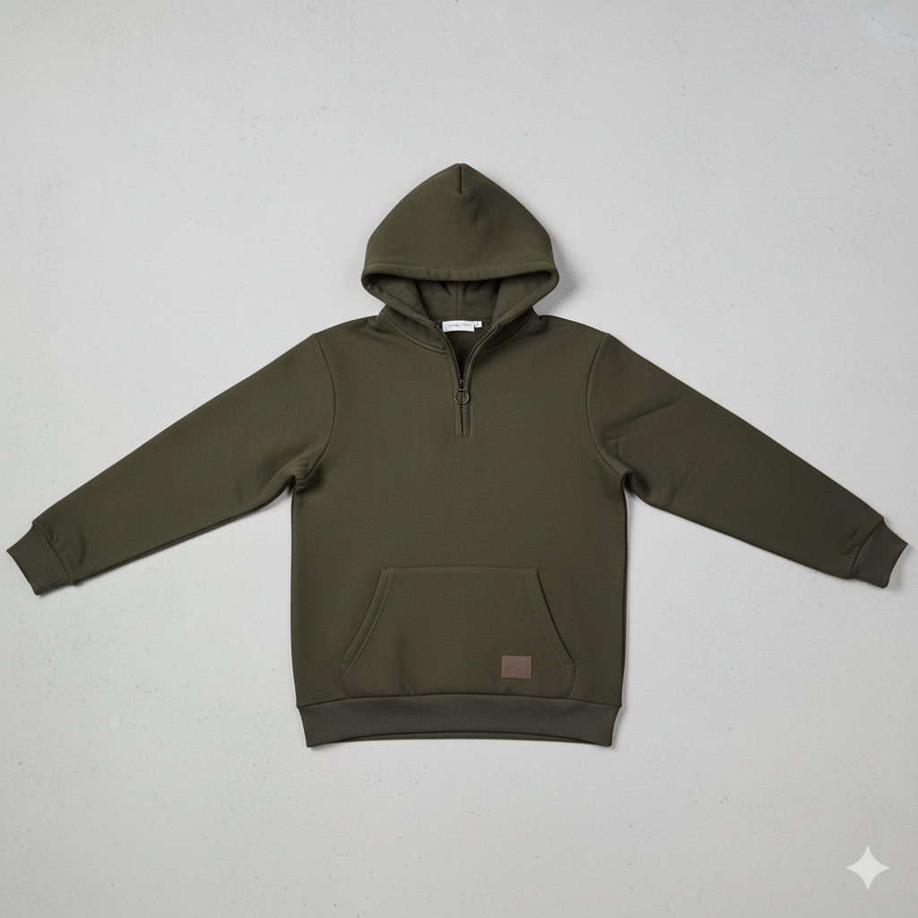 Herren Hoodie mit Reißverschluss | Warm & Bequem | Winter