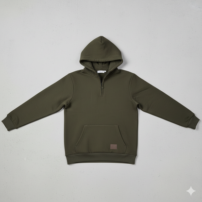 Herren Hoodie mit Reißverschluss | Warm & Bequem | Winter