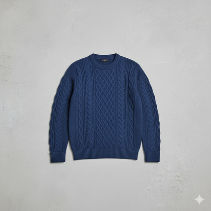 Herren Strickpullover mit Strukturmuster | Modern & Warm | Winter