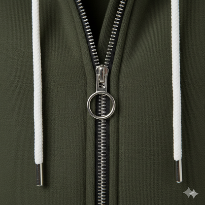 Damen Sweatjacke mit Kapuze & Reißverschluss | Herbst/Winter
