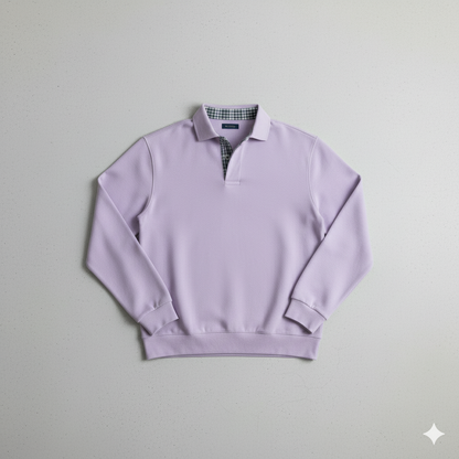 Lässiger Herrenpullover mit Reverskragen | Bequem | Freizeit