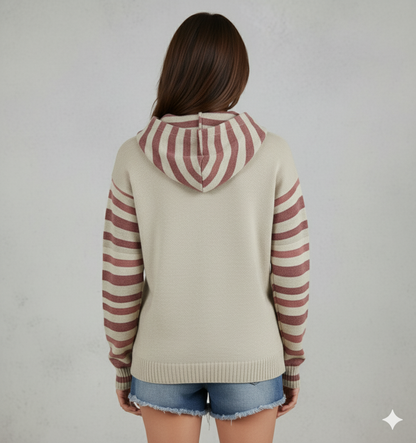 Weicher Damen Hoodie mit Tierprint