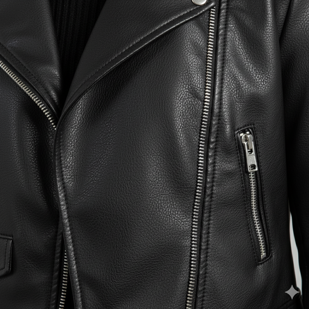 Damen Bikerjacke aus Veganleder | Kurz & Modern | Herbst