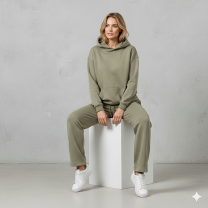 Kuscheliges Damen Set mit Hoodie & Hose