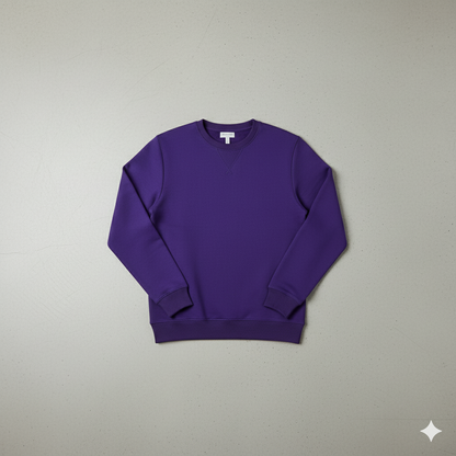 Herren Sweatshirt mit Rundhalsausschnitt