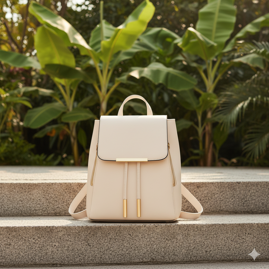 Damen Rucksack aus Kunstleder | Elegant & Praktisch