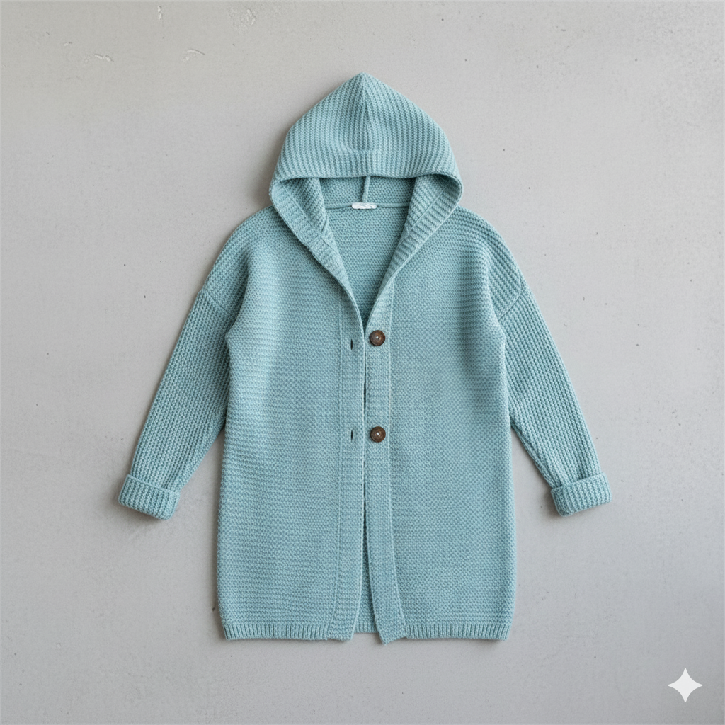 Damen Strickjacke mit Kapuze | Locker & Warm für Herbst Winter