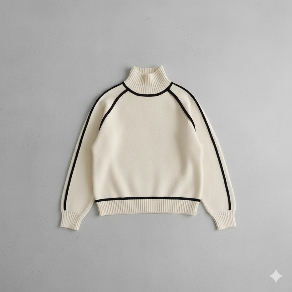 Damenpullover mit Stehkragen | Locker & Modern für Herbst/Winter