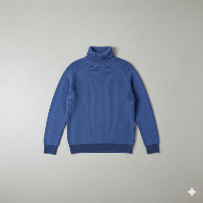 Herren Strickpullover mit Rollkragen | Warm & Elegant | Winter