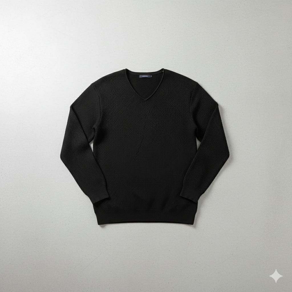 Lässiger Damen Strickpullover mit V-Ausschnitt | Freizeit | Herbst
