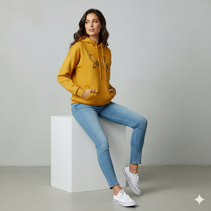 Bequemer Damen Hoodie mit Motiv