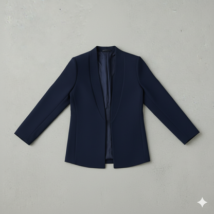 Damen Wollmantel mit Stehkragen | Schmaler Schnitt & Elegant | Herbst/Winter