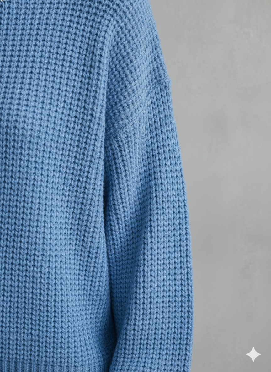 Locker gestrickter Damenpullover | Oversize & Freizeit