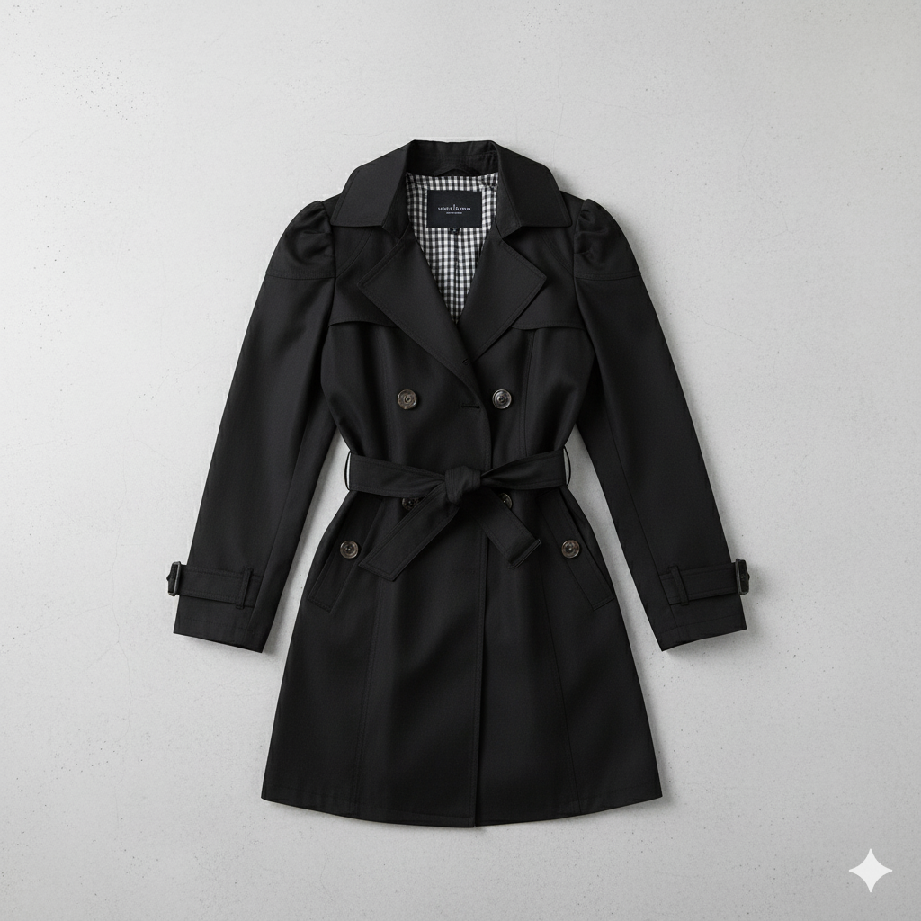 Damen Trenchcoat mit schmalem Schnitt | Mittellang & Elegant