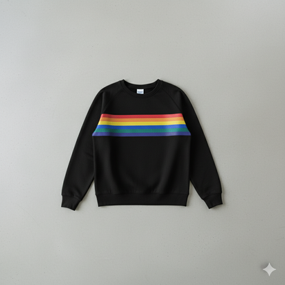 Damen Pullover mit Rundhalsausschnitt | Gestreift & Freizeit