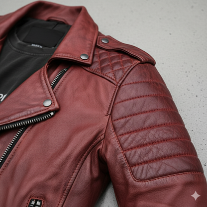 Herren Bikerjacke aus Veganleder | Modern & Casual