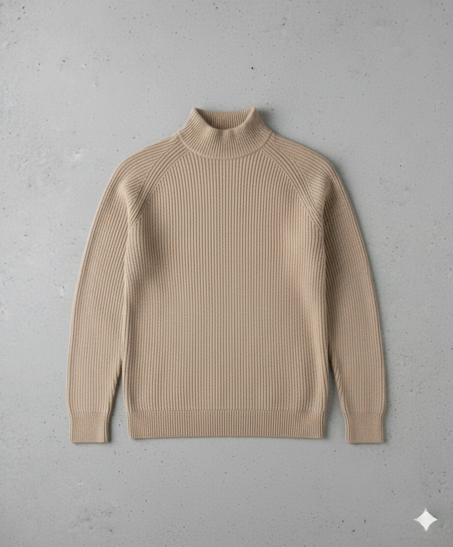 Herren Strickpullover mit Rollkragen | Warm & Elegant | Winter