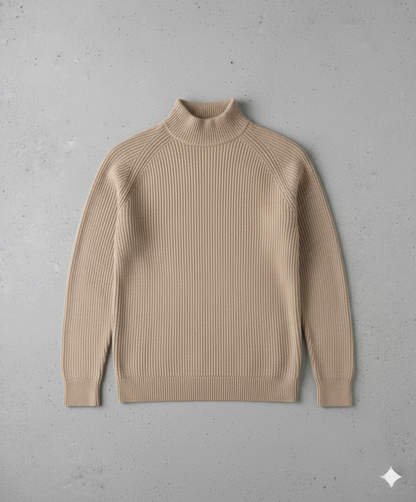 Herren Strickpullover mit Rollkragen | Warm & Elegant | Winter
