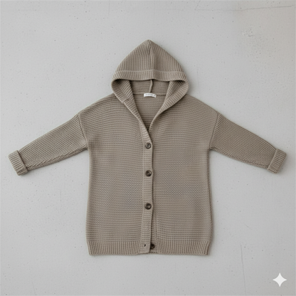 Damen Strickjacke mit Kapuze | Locker & Warm für Herbst Winter