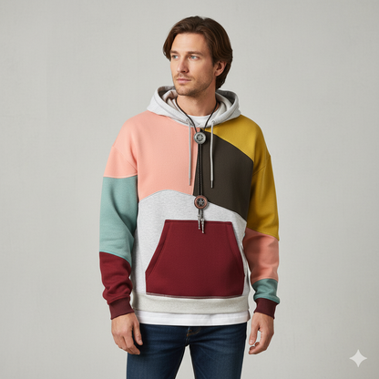 Stylischer Herren Hoodie | Muster & Casual | Herbst