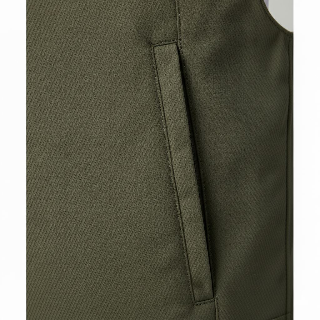 Herren Outdoor Weste mit Reißverschluss | Leicht & Atmungsaktiv