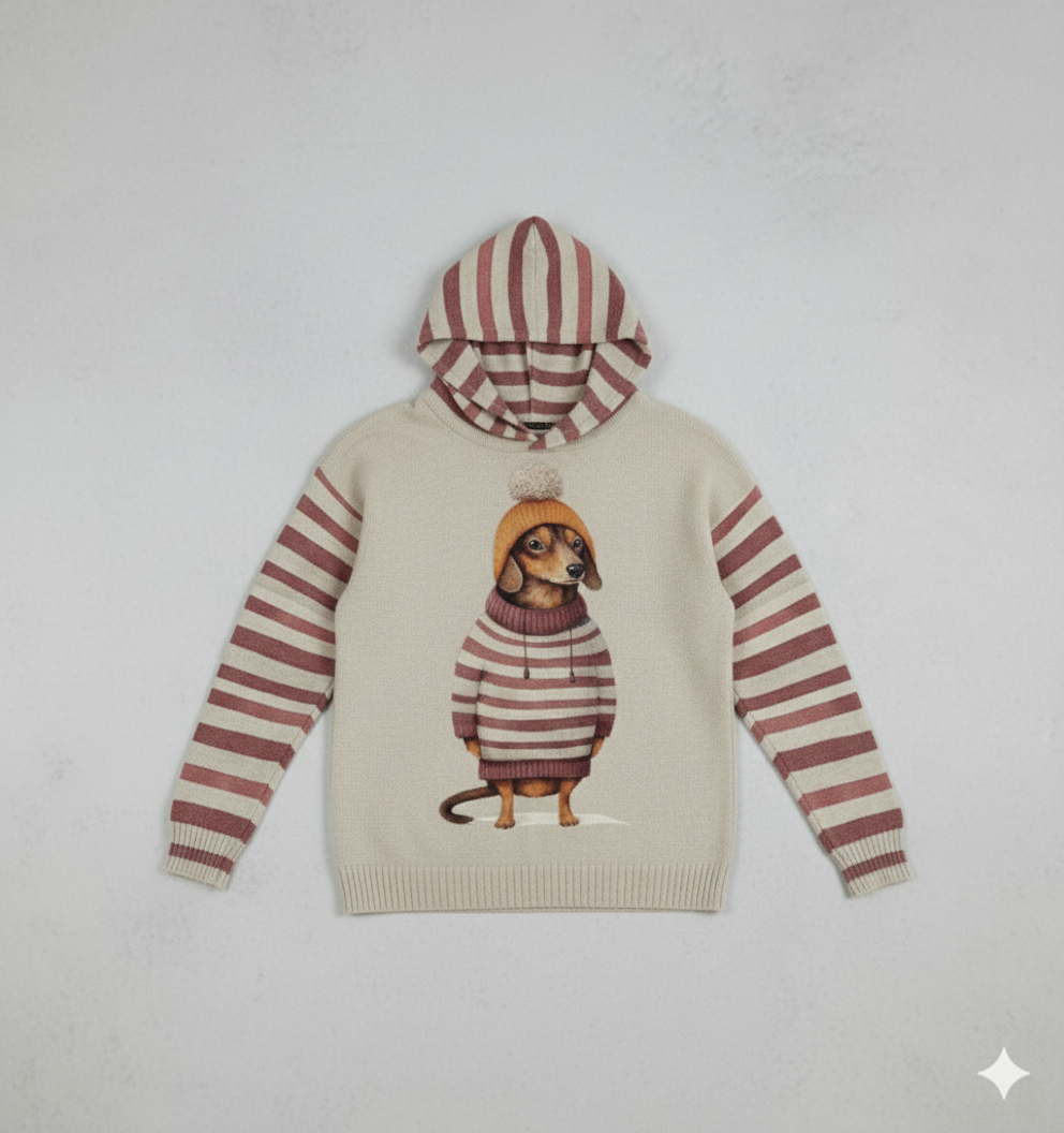 Weicher Damen Hoodie mit Tierprint
