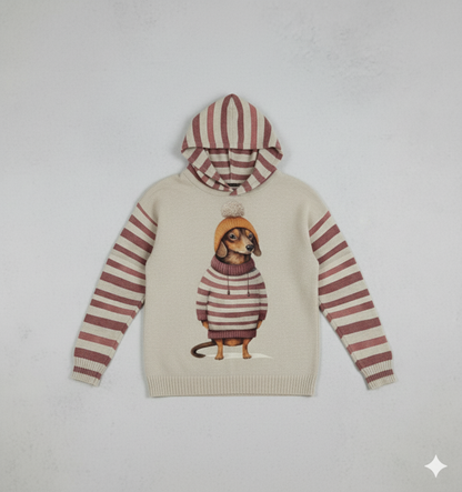 Weicher Damen Hoodie mit Tierprint